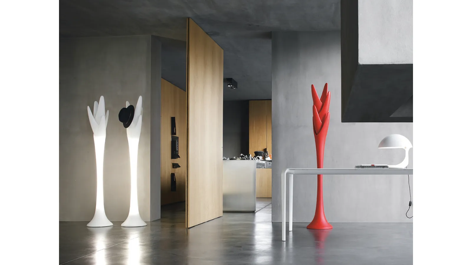 Appendiabiti di design Spiga realizzati in materiale plastico di Tonin Casa