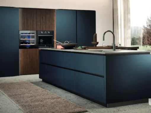 Cucina Moderna con isola Aria Tech 05 di Forma Cucine