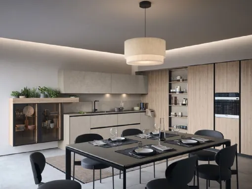 Cucina Moderna ad angolo Trend 30° Gola 02 di Forma Cucine